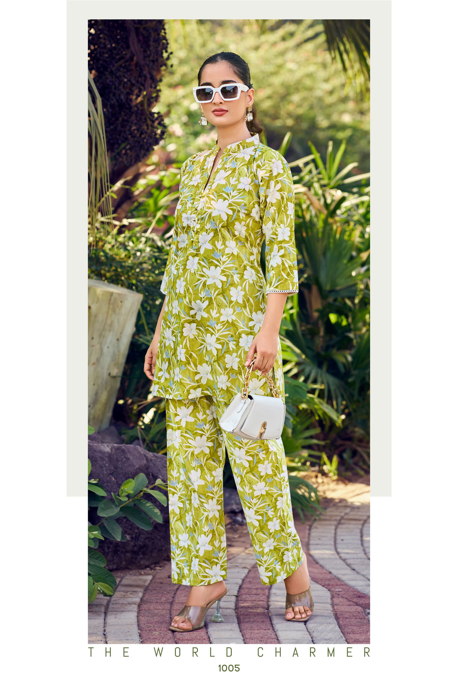 Cotton Beats Vol 2 by Ossm Cotton Foil Printed Co Ord Set Wholesale Online